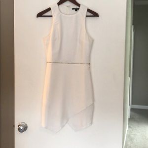 Classic white mini dress, size M